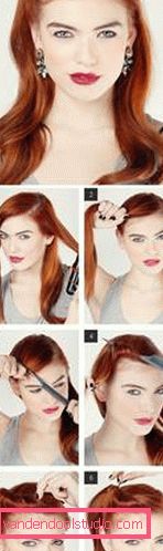 pin up hairstyle Seksi i neuobičajeni pin-up frizure - step-by-step sheme izvršenja
