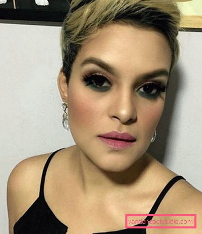 Frizura Pixie za kratku kosu 2018 - 2019 - fotografije sa svih strana