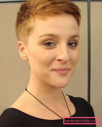 Frizura Pixie za kratku kosu 2018 - 2019 - fotografije sa svih strana