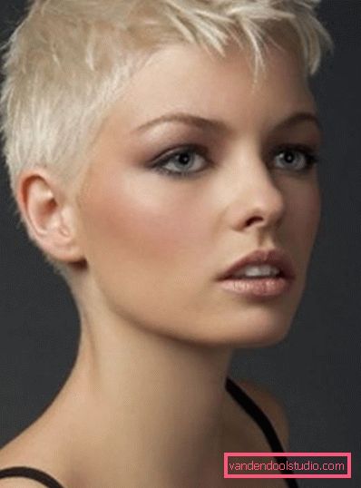 Frizura Pixie za kratku kosu 2018 - 2019 - fotografije sa svih strana
