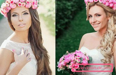 Vjenčanje frizura za dugu kosu - 250 stvarnih fotografija