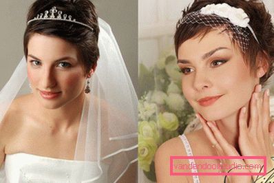 Vjenčane frizure za kratku kosu - 100 prekrasnih fotografija