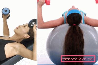 Dumbbell bench press Dumbbell bench press