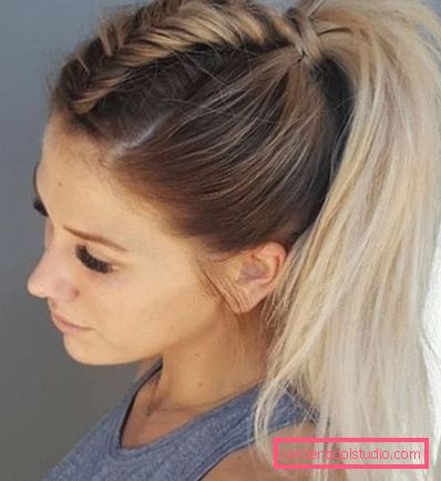 Školska frizura za dugu kosu Varijante školskih frizura za djevojčice bilo koje dužine