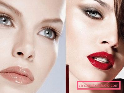 dva različito oslikana modela dva različito oslikana modela
