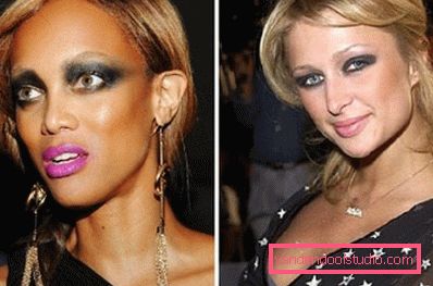 zastrašujuće naslikao Taira Banks i Paris Hilton zastrašujuće naslikao Taira Banks i Paris Hilton