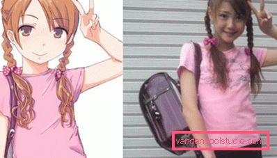 Bright anime frizure za djevojke s dugom kosom i kratkom kosom