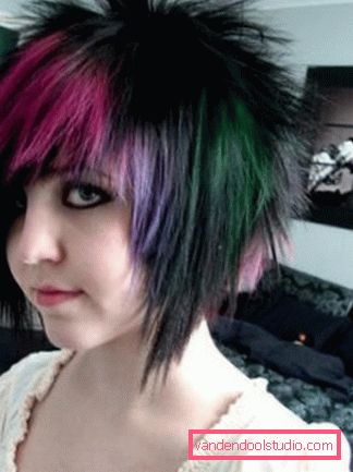trash haircut Svetle i smele frizure