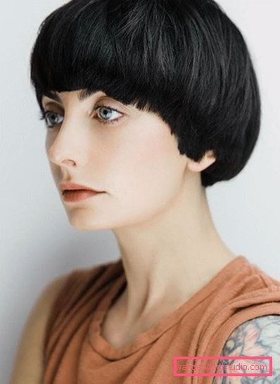 Haircut sesson Ženska dlaka za kosu za kratke i srednje kose - fotografije sa šiškama